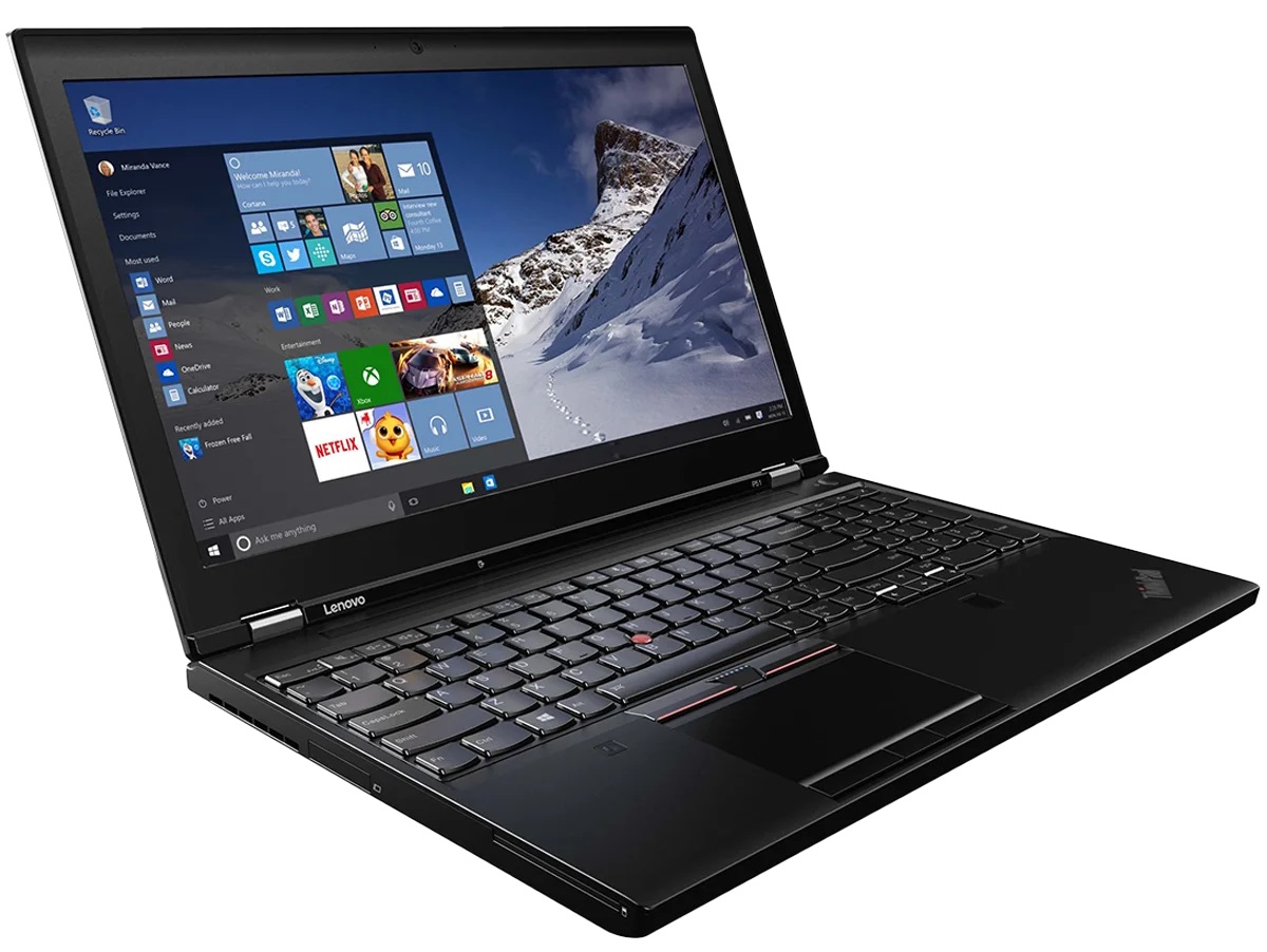 Lenovo ThinkPad P51 Mobile Workstation Laptop  – Core i7-7820HQ – 16G Ram – 512G SSD – NVIDIA Quadro 4G ddr5 جيل سابع